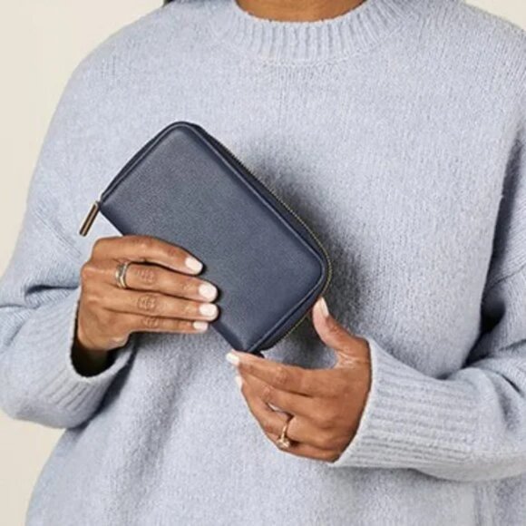 Thirty-One Slim Wallet Navy - Picture 4 of 5